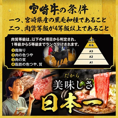 宮崎牛モモ・ウデ赤身しゃぶすき用1kg(しゃぶしゃぶ すき焼き用)