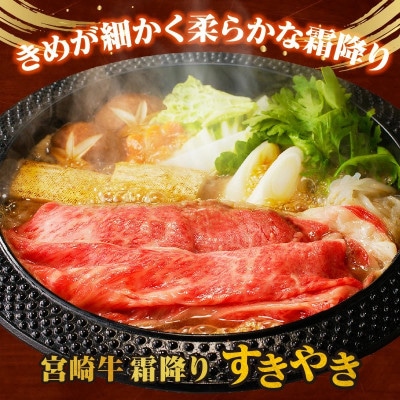 宮崎牛霜降りすきしゃぶ 300g×2