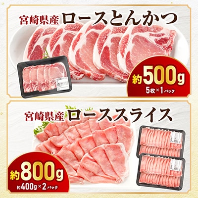 宮崎県産豚肉セット　4.2kg(宮崎市)