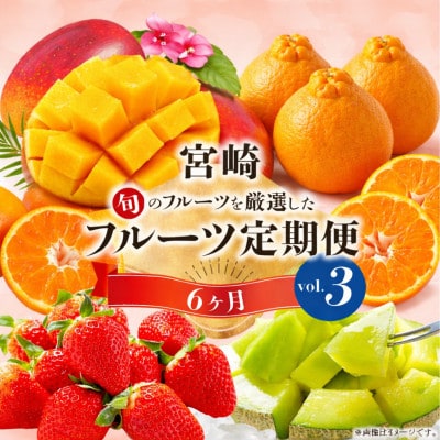 【発送月固定定期便】旬のフルーツ6か月定期便Vol.3(M348-T005)全6回