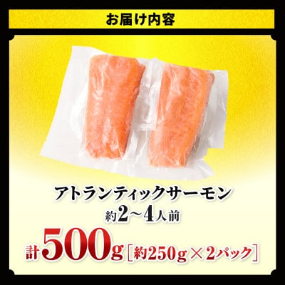 アトランティックサーモン500g(宮崎市)