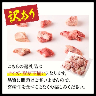 【訳あり】宮崎牛 牛肉 A4～A5 希少部位 ヒレ(ヘレ・フィレ) 切り落とし 300g(宮崎市)