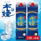 芋焼酎 木挽BLUE 20度 紙パック 1.8L(1800ml)×6本 雲海酒造