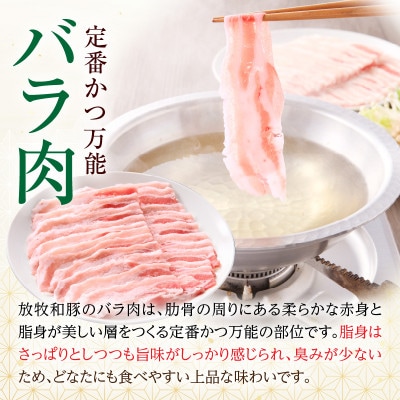 ≪放牧和豚≫バラしゃぶしゃぶ専用 1mmスライス 300g