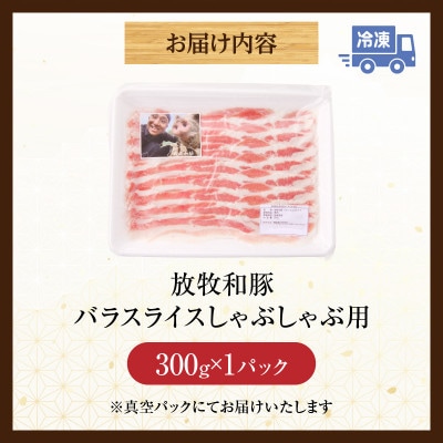 ≪放牧和豚≫バラしゃぶしゃぶ専用 1mmスライス 300g