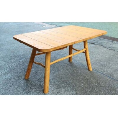 Log Table(ログテーブル) スギの天板とヒノキの枝のテーブル 発送不可　T-31 