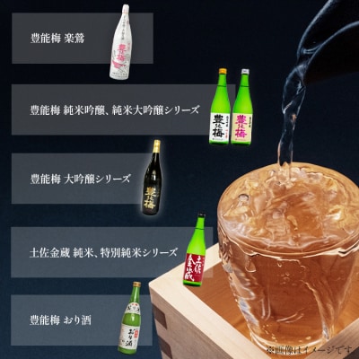 6種類の日本酒飲み比べ 豊能梅セット1800ml×6本 gs-0139