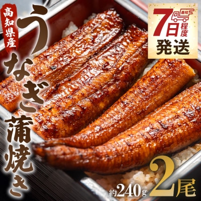 【7日程度で発送】うなぎ蒲焼き120g 2尾セット(無頭) un-0014