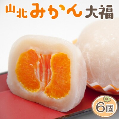 笑顔こぼれる!山北みかん大福6個 yd-0022