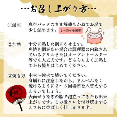 高知県産養殖うなぎ蒲焼き 2尾(合計約440g) ss-0043