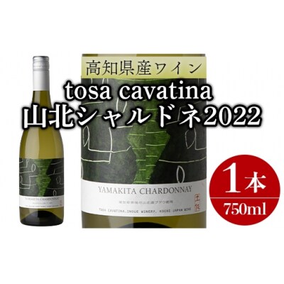 高知県産ワイン tosa cavatina 山北シャルドネ2024(750ml×1本)iw-0007