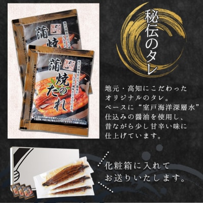 養殖うなぎ蒲焼き 約165g×3尾(台湾産鰻) fb-0015