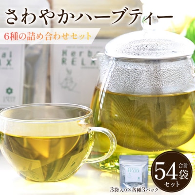 さわやかハーブティー6種の詰め合わせセット 54袋 gr-0121