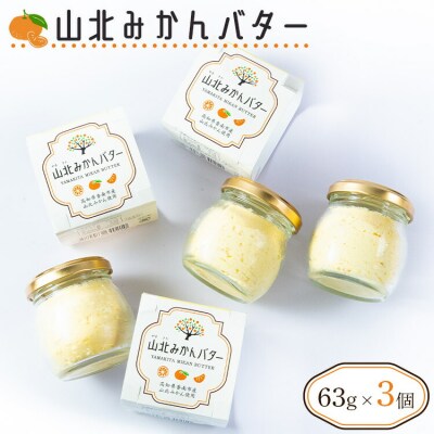 山北みかんバター 63g×3個 yk-0013