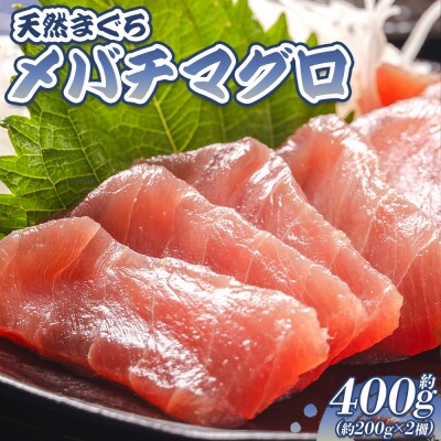 マグロ 小分け 約400g 2冊 刺し身 天然 まぐろ メバチマグロ oo-0020