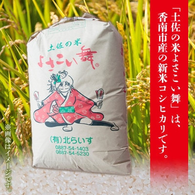 【令和7年産 新米】新米 5kg おいしいコシヒカリ! 土佐の米よさこい舞 5kg kr-0059