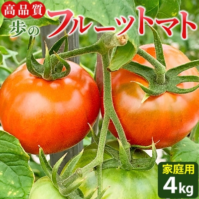 【高知県】フルーツトマト 高品質! 歩の フルーツトマト 家庭用 トマト 4kg ga-0006