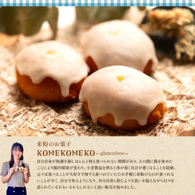 【グルテンフリー】ケーキ 米粉のレモンケーキ 9個 gf-0002