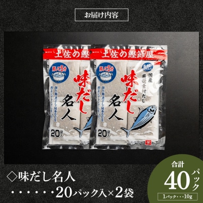 【7日程度で発送】だしパック 食塩不使用 お徳用味だし 計40パック mk-0022