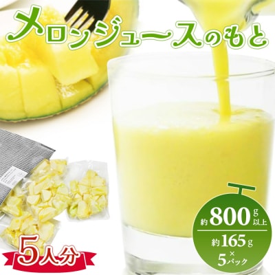 メロンジュースのもと 約800g 約165g×5パック tn-0032