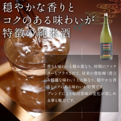 【数量限定】日本酒 720ml 豊能梅 純米酒セメブレンド 720ml×2本 gs-0205