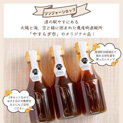 【6回定期便】ジンジャーシロップ150ml×3本 Wyr-0063