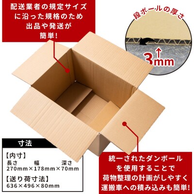 【7日程度で発送】テープレスケース 60サイズ 20枚 ダンボール ta-0012