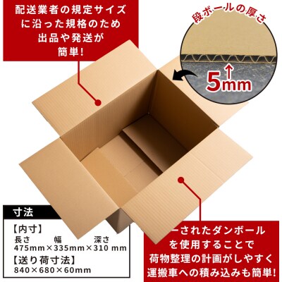 【7日程度で発送】梱包用ダンボール 120サイズ 5枚 防災 資材 ta-0028