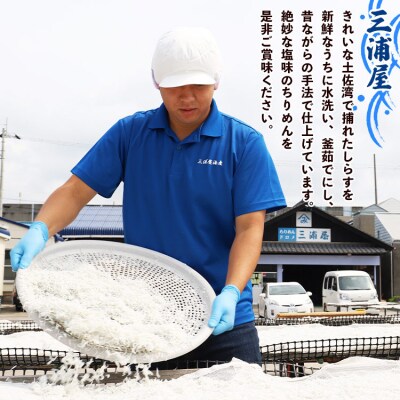 【冷蔵】ちりめん(しらす) 3種 計約920g mu-0020