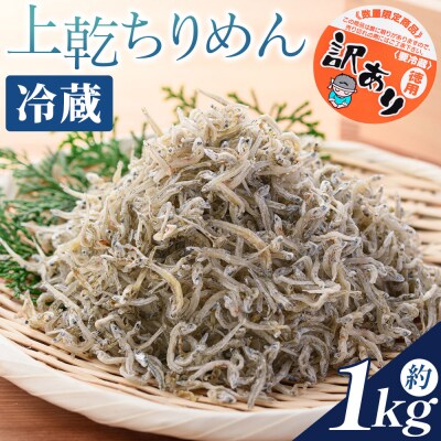訳あり 上乾ちりめん 約1kg 冷蔵 mu-0014