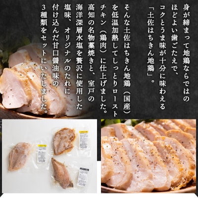 【7日程度で発送】土佐はちきん地鶏 ローストチキン 合計3本 地鶏 ad-0003