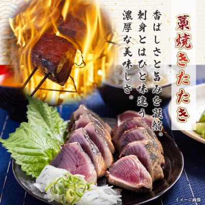本場高知 藁焼き 鰹 かつおのたたき約250g以上(節変動あり) nz-0001