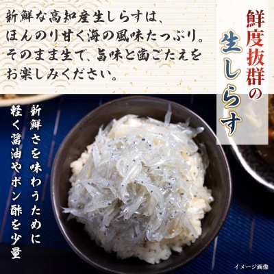 鮮度抜群「生しらす」 100g×2袋 瞬間冷凍 nz-0091