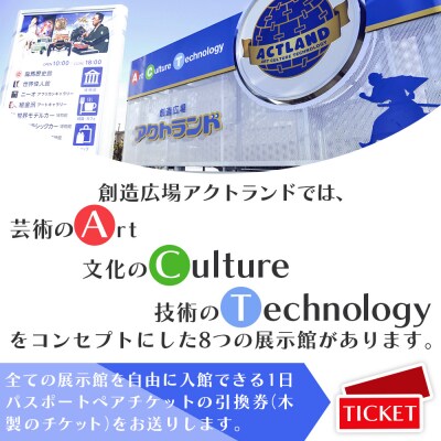 アクトミュージアム1DAYペアチケット ak-0001