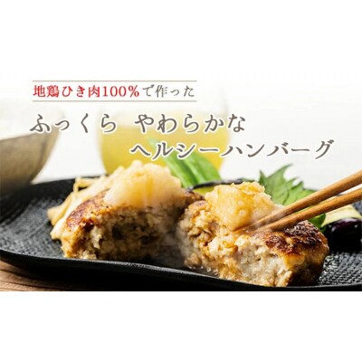 ハンバーグセット(150g×8個+はちきん地鶏 ポン酢200ml) ow-0022