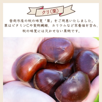 栄養豊富な秋の味覚 クリ(栗) 2袋(2kg) yr-0103