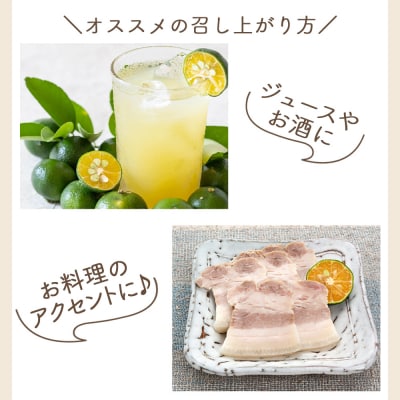 さわやかな香り漂うシークワーサー 1kg yr-0106