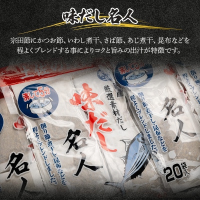 【3回定期便】だしパック 無添加のお徳用味だし 計40パック 出汁 Wmk-0038