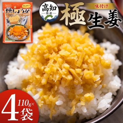 味付け 極しょうが 110g×4袋 計440g おかず ご飯 丼 7日程度で発送 Xnb-0013 