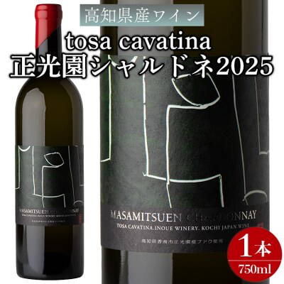高知県産ワイン tosa cavatina 正光園シャルドネ2025 iw-0008