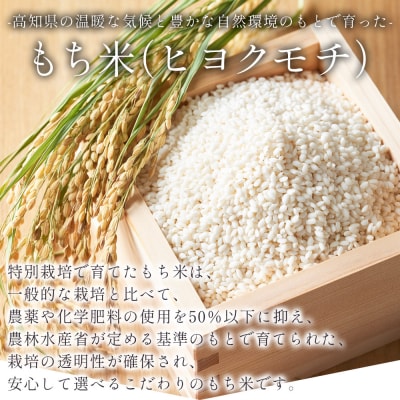【令和8年産】高知県香南市産 特別栽培米 もち米 5kg nu-0018