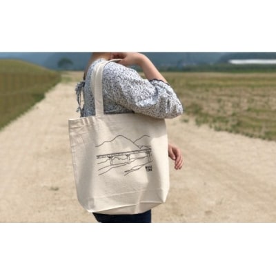 トートバッグ(NATURAL/BLACK)　YY-6