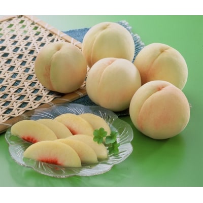 【先行予約】　岡山県産　岡山白桃5～7玉1(約1.5kg)環-5