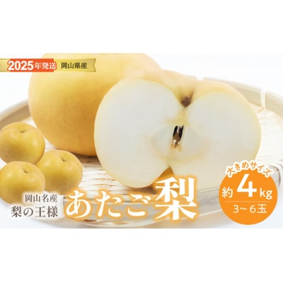 梨 あたご梨  秀品 約4kg　gg-105