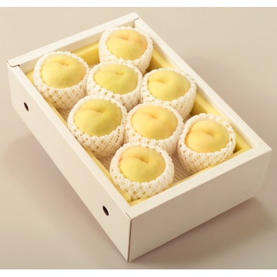 【先行予約】　岡山県産　岡山白桃8～10玉(約2.0kg)環-7