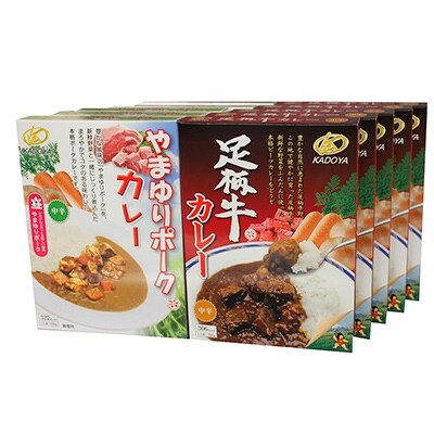 かながわブランド足柄牛とやまゆりポークのカレー10個セット