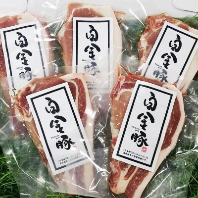 白金豚(プラチナポーク)ロースステーキセット 150g×5枚