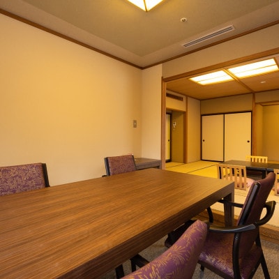 【結びの宿 愛隣館】のペア宿泊券(花かんむり/温泉露天風呂付客室・1泊2食付・お部屋食プラン)