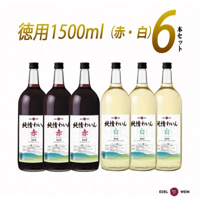 みんなで飲める マグナムサイズ赤・白6本セット