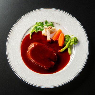 【2022年3月中旬発送】花巻温泉 洋食料理長手作り「牛タンシチュー」2食入り